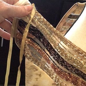 See through all mesh and beads